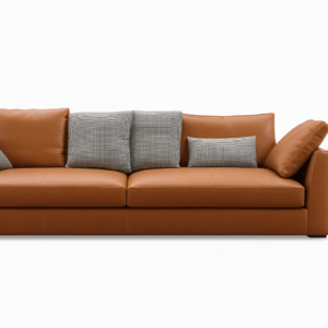 Modern Minimalist Full Leather Sofa - S2004