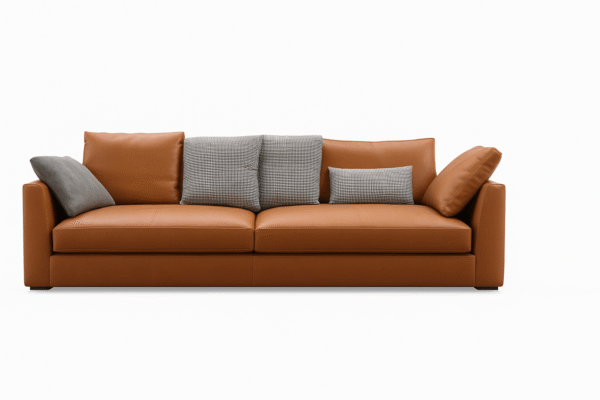 Modern Minimalist Full Leather Sofa - S2004