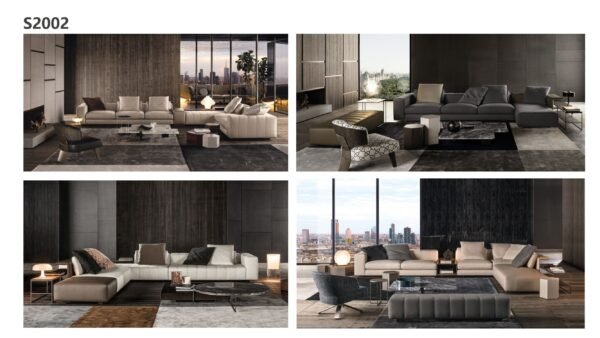 Eastwood Furnishings Modern Luxury Sectional Sofa - S2002