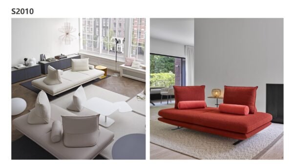 Minimalist Fabric Sofa – S2010