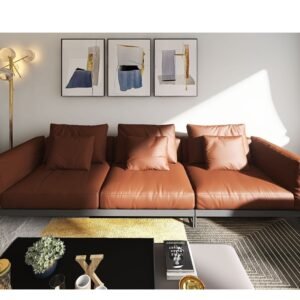 Contemporary Low-Back Sofa – S2011