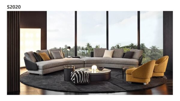 Modern Low-Back Sofa – S2020