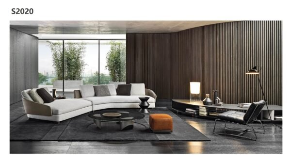 Modern Low-Back Sofa – S2020