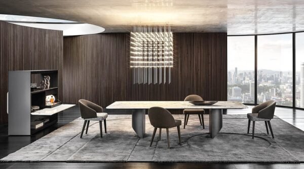 Eastwood Furnishings Modern Luxury Marble Dining Table